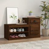Vidaxx armoire à chaussures 100x42x60 cm bois fini couleur chêne marron