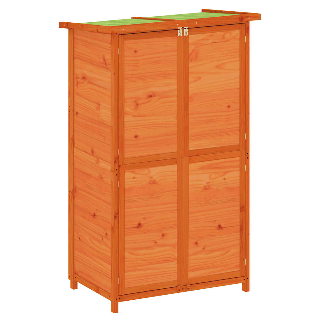 Vidaxx abri de jardin 83x57x140 cm bois de pin massif marron