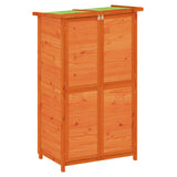 Vidaxx abri de jardin 83x57x140 cm bois de pin massif marron