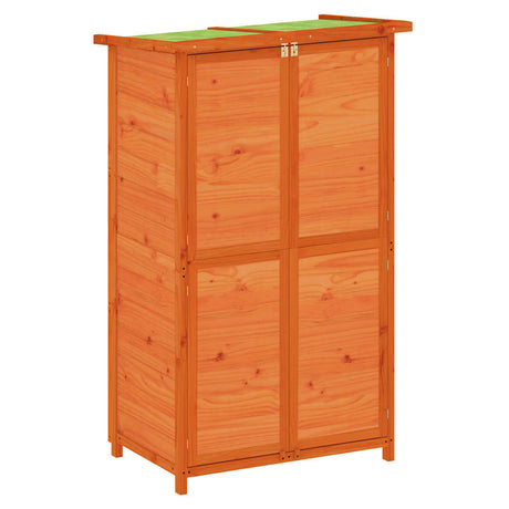 Vidaxx abri de jardin 83x57x140 cm bois de pin massif marron