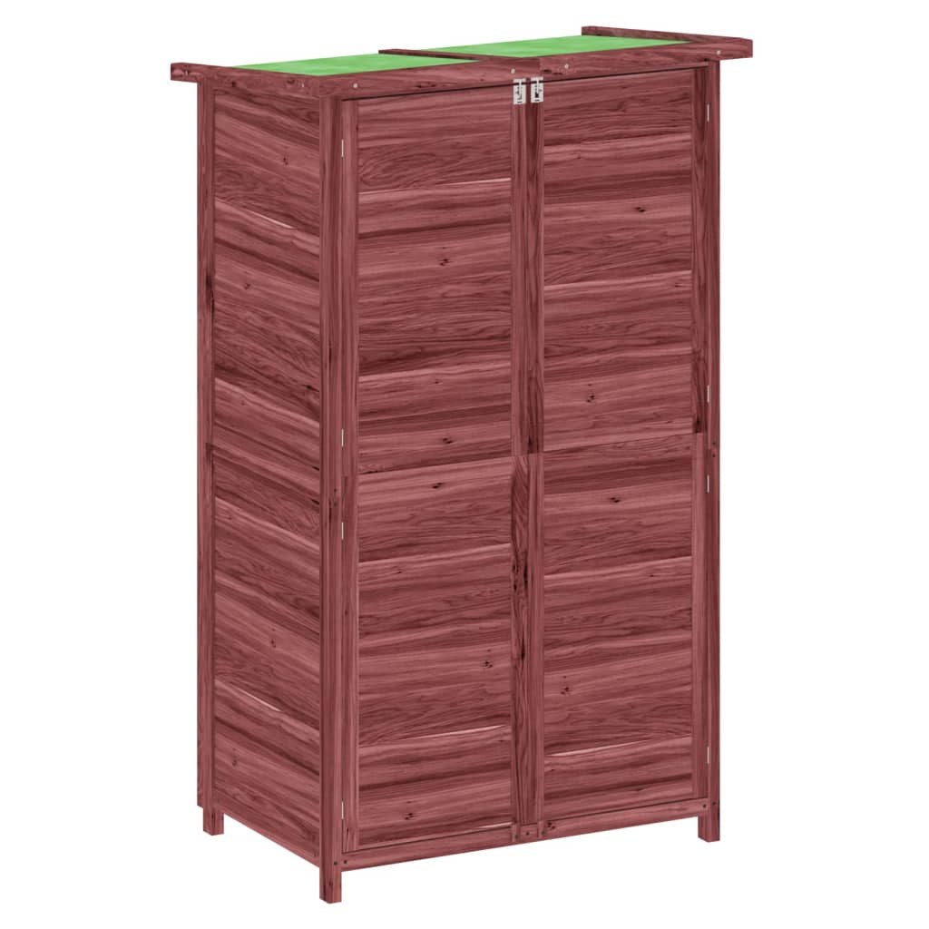 Abri de jardin Vidaxx 83x57x140 cm en bois de pin massif couleur moka