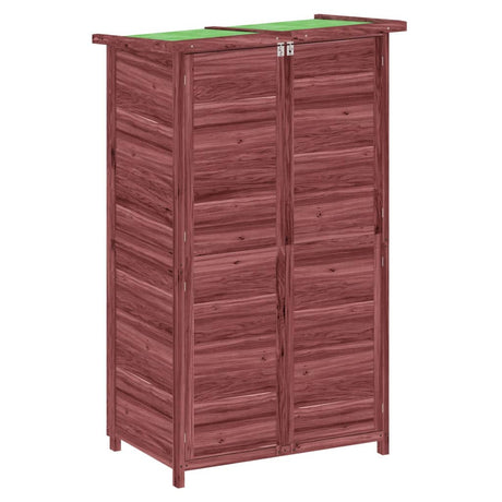 Abri de jardin Vidaxx 83x57x140 cm en bois de pin massif couleur moka
