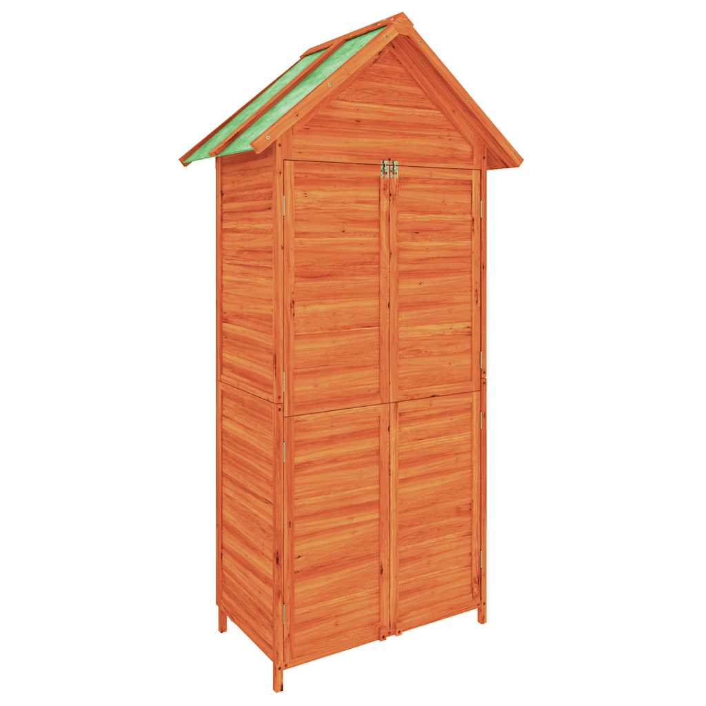 Vidaxx abri de jardin 89x52,5x175 cm bois de pin massif marron