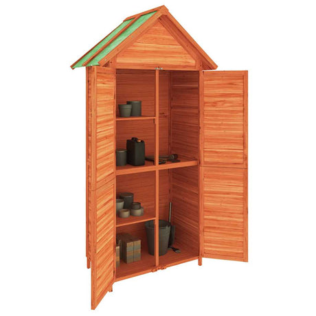 Vidaxx abri de jardin 89x52,5x175 cm bois de pin massif marron