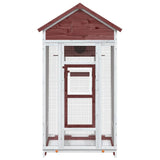 Vidaxl Aviary 91.5x53x170 cm Solid Pine Mugger -farget