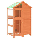 Vidaxx volière 97x81x152 cm bois de pin massif marron