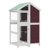 Vidaxl Aviary 97x81x152 cm Solid Pine Mugger -farget