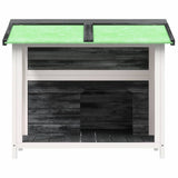 VidaXL niche pour chien 96x87x80,5 cm bois de pin massif gris