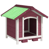 Vidaxl dog loft 65x65x61.5 cm solid pine mugger -colored