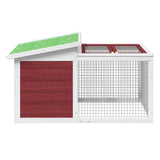 Vidaxl Rabbit Hutch 100.5x54x55 cm de pino sólido