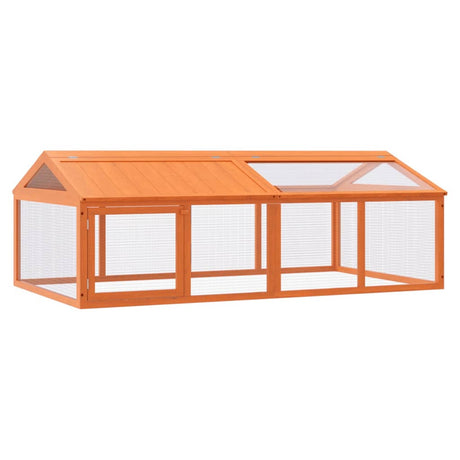 Vidaxx enclos pour animaux 200x112,5x74 cm bois de pin massif marron