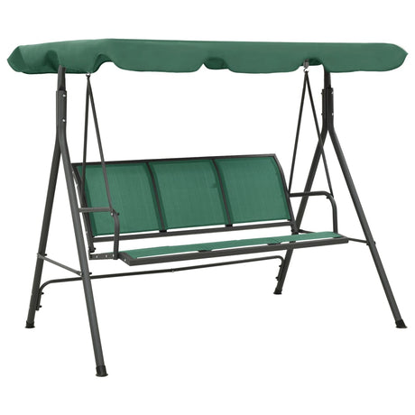Vidaxx balancelle 170 cm textilène et acier vert