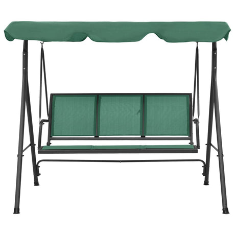 Vidaxx balancelle 170 cm textilène et acier vert