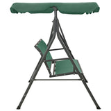 Vidaxx balancelle 170 cm textilène et acier vert