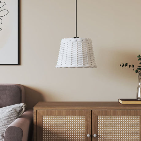 Vidaxx abat-jour de plafond ø30x20 cm osier blanc