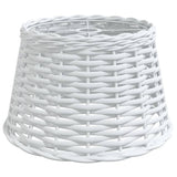 Vidaxx abat-jour de plafond ø38x23 cm osier blanc