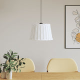 Vidaxx abat-jour de plafond ø40x26 cm osier blanc