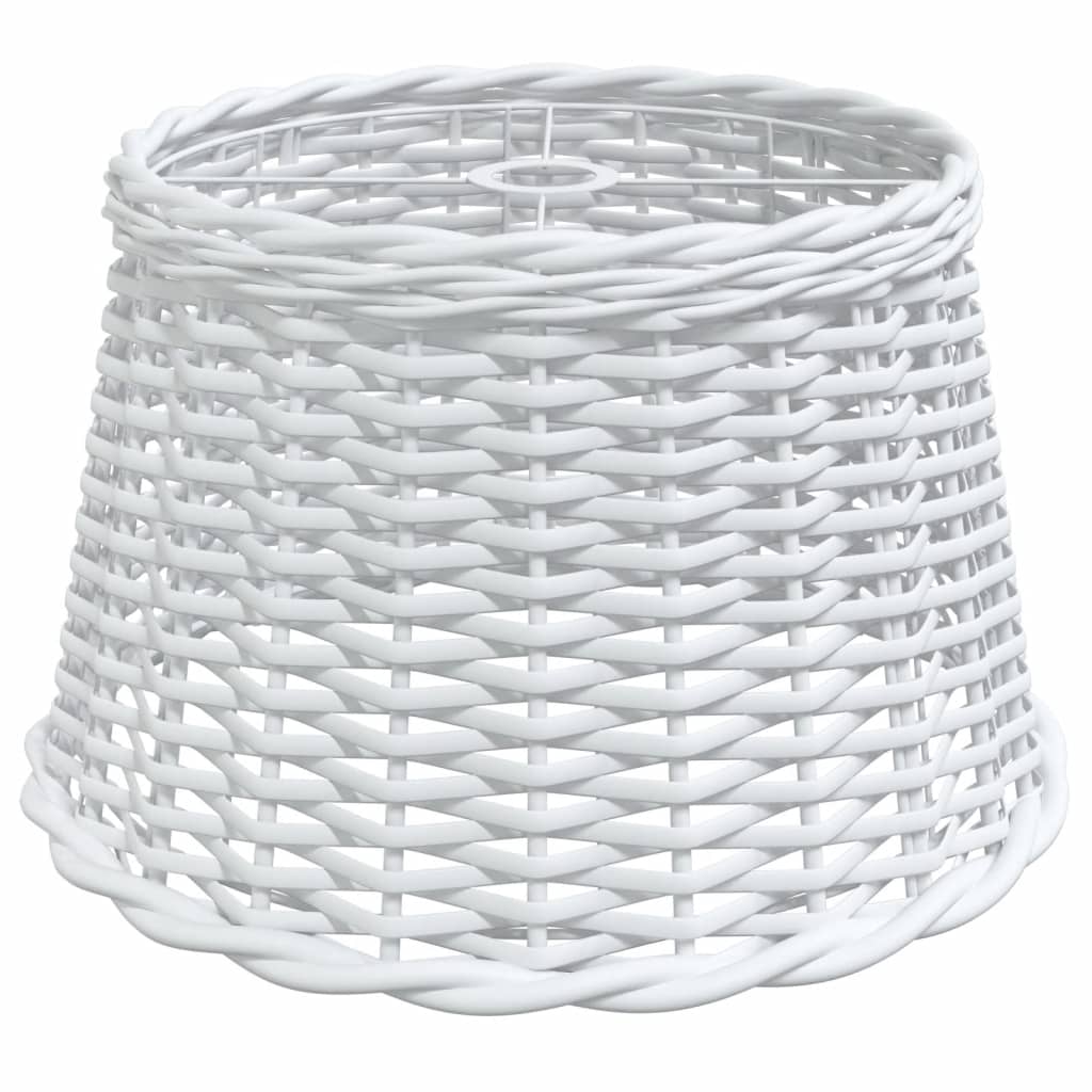 Vidaxx abat-jour de plafond ø45x28 cm osier blanc