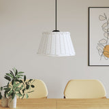 Vidaxx abat-jour de plafond ø50x30 cm osier blanc