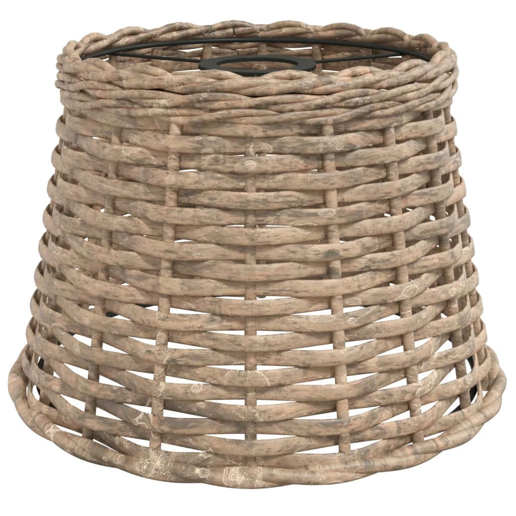 Vidaxx abat-jour de plafond ø25x17 cm osier marron