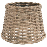 Vidaxx abat-jour de plafond ø25x17 cm osier marron