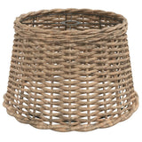 Vidaxx abat-jour de plafond ø45x28 cm osier marron