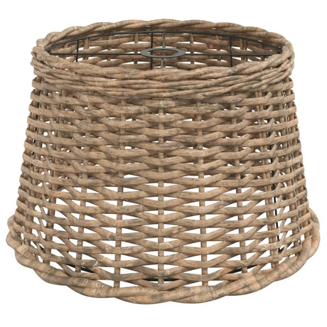 Vidaxx abat-jour de plafond ø45x28 cm osier marron