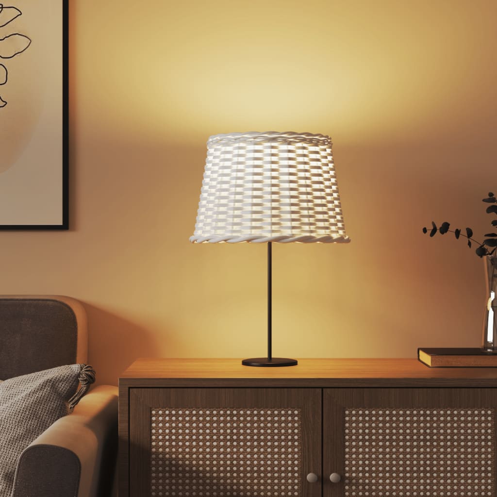 VidaXL abat-jour ø40x26 cm osier blanc