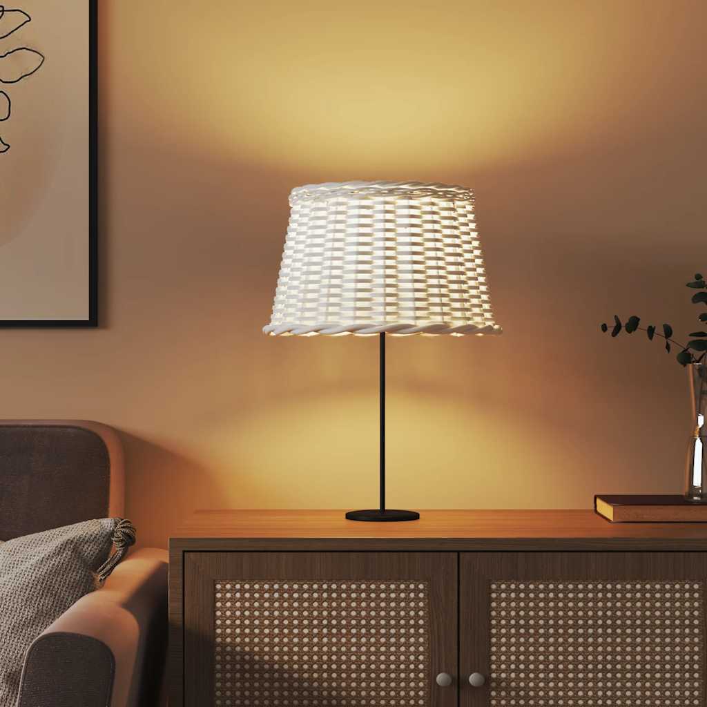 VidaXL abat-jour ø45x28 cm osier blanc