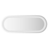 Vidaxl Bathroom Mirror LED 50x20 cm Oval