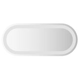 Vidaxl baderomsspeil LED Oval 60x25 cm