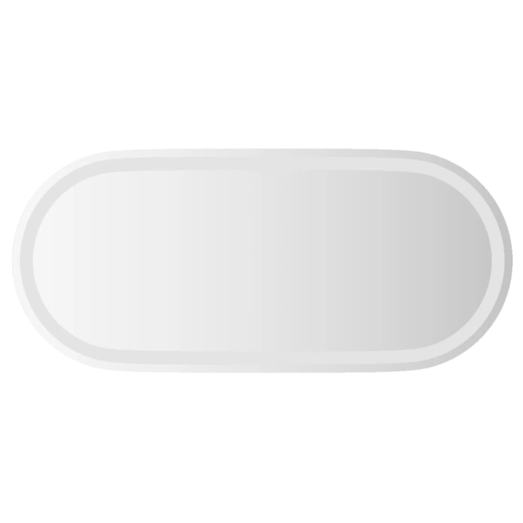 Vidaxl baderomsspeil LED Oval 80x35 cm