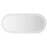 Vidaxl baderomsspeil LED Oval 80x35 cm