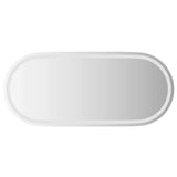 VidaXL Miroir de salle de bain LED ovale 100x45 cm