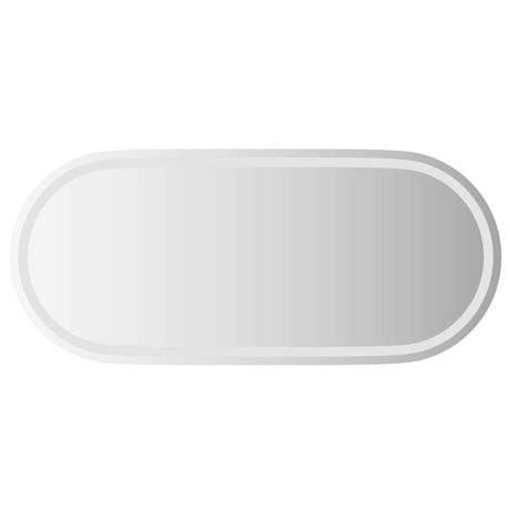 VidaXL Miroir de salle de bain LED ovale 100x45 cm
