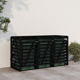 Vidaxl Container förvaring Triple Solid Pine Black