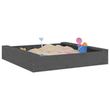 Vidaxl Sandbox mat Bänken Square zolidd Pinzy gro