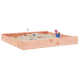 Bac à sable VidaXL avec bancs carrés en bois de Douglas massif