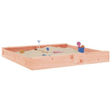 Vidaxl Sandpit con panchine quadrate solide douglashout