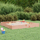 Bac à sable VidaXL avec bancs carrés en bois de Douglas massif