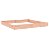 Bac à sable VidaXL avec bancs carrés en bois de Douglas massif