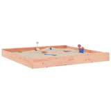 Vidaxl Sandpit con panchine quadrate solide douglashout