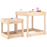 VidaXL tables de sable 2 pièces en bois de pin massif