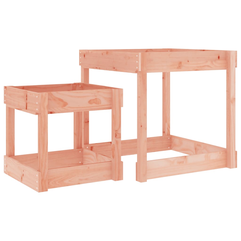 VidaXL tables de sable 2 pcs bois de Douglas massif