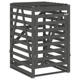 Vidaxx conteneur de rangement 84x90x128,5 cm bois de pin massif gris