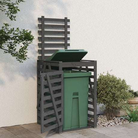 Vidaxx conteneur de rangement 84x90x128,5 cm bois de pin massif gris