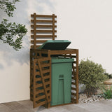 Vidaxx conteneur de rangement 84x90x128,5 cm bois de pin massif marron miel