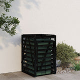 Vidaxx conteneur de rangement 84x90x128,5 cm bois de pin massif noir