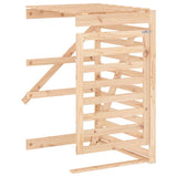 Extension de stockage de conteneur Vidaxx en bois de pin massif