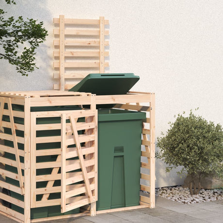 Extension de stockage de conteneur Vidaxx en bois de pin massif
